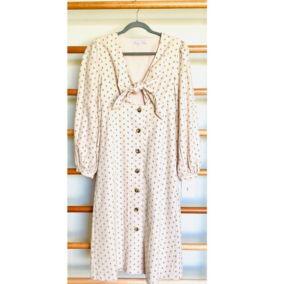 NWOT Anthropologie English Factory Midi Dress - Picture 4 of 4